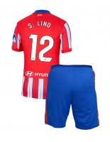 Atletico Madrid Samuel Lino #12 Kotipaita Lasten 2024-25 Lyhythihainen (+ shortsit)